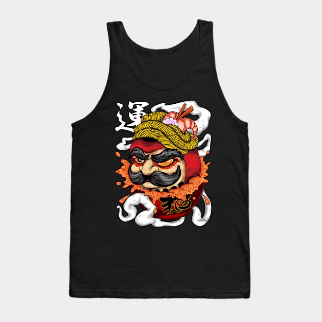 Daruma Ramen Tank Top by drixalvarez